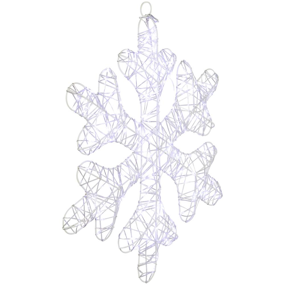 23.5" LED Lighted Twinkle Snowflake Outdoor Christmas Decoration. Picture 4