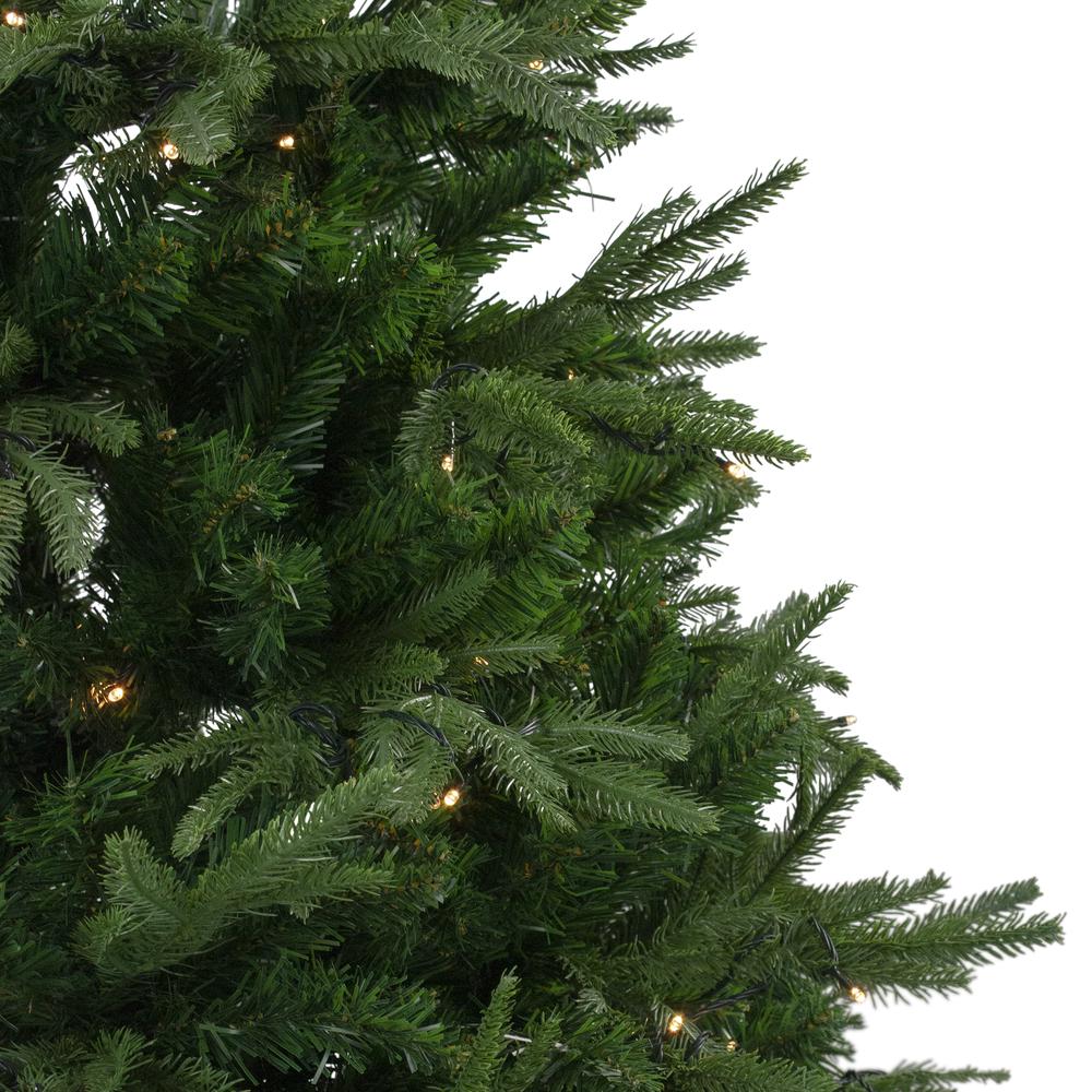 7.5' Pre-Lit Full Silverthorne Fir Artificial Christmas Tree - Clear Lights. Picture 4