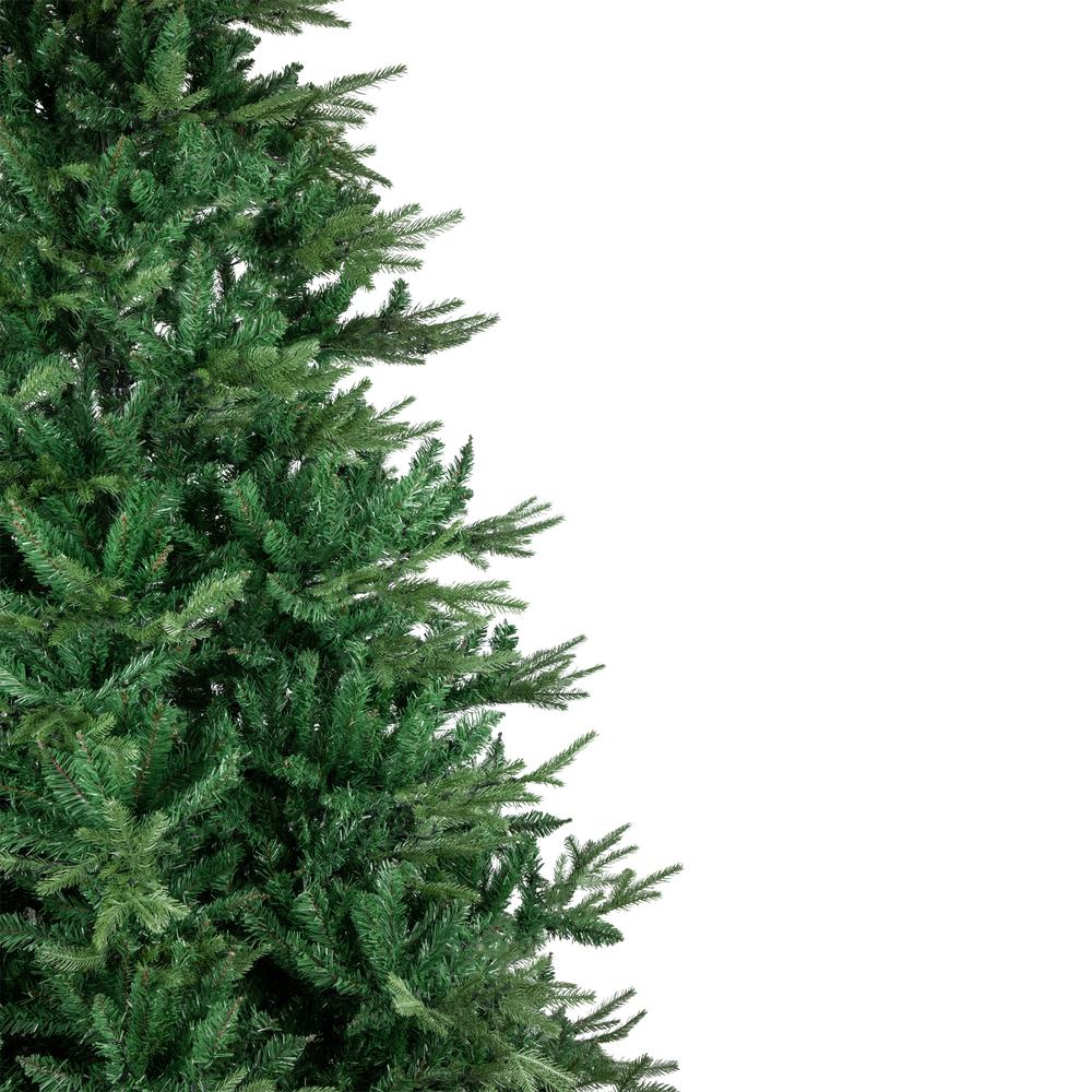 9' Pre-Lit Juniper Pine Artificial Christmas Tree  Warm White LED Lights. Picture 4