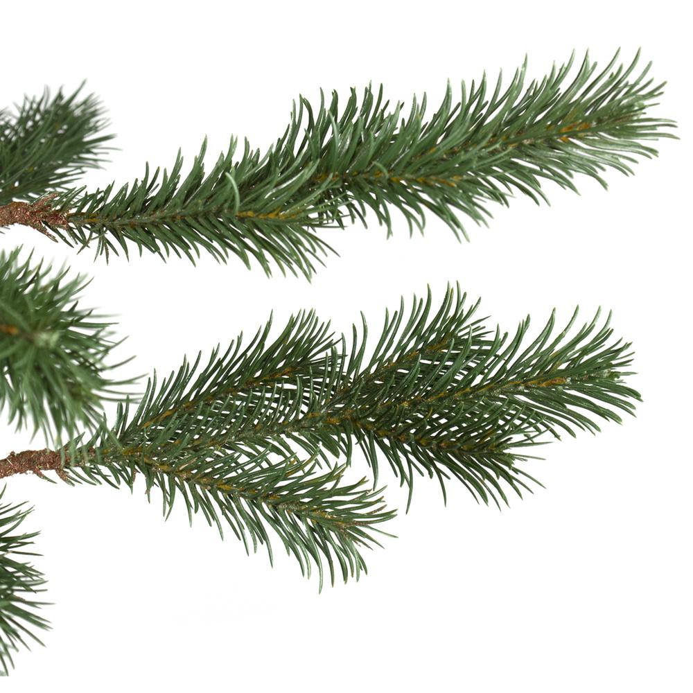 Ponderosa Pine Medium Artificial Christmas Tree with Jute Base - Unlit - 3'. Picture 7
