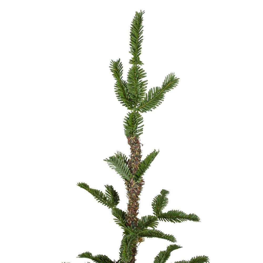 4' Green Ponderosa Pine Artificial Christmas Tree with Jute Base - Unlit. Picture 4