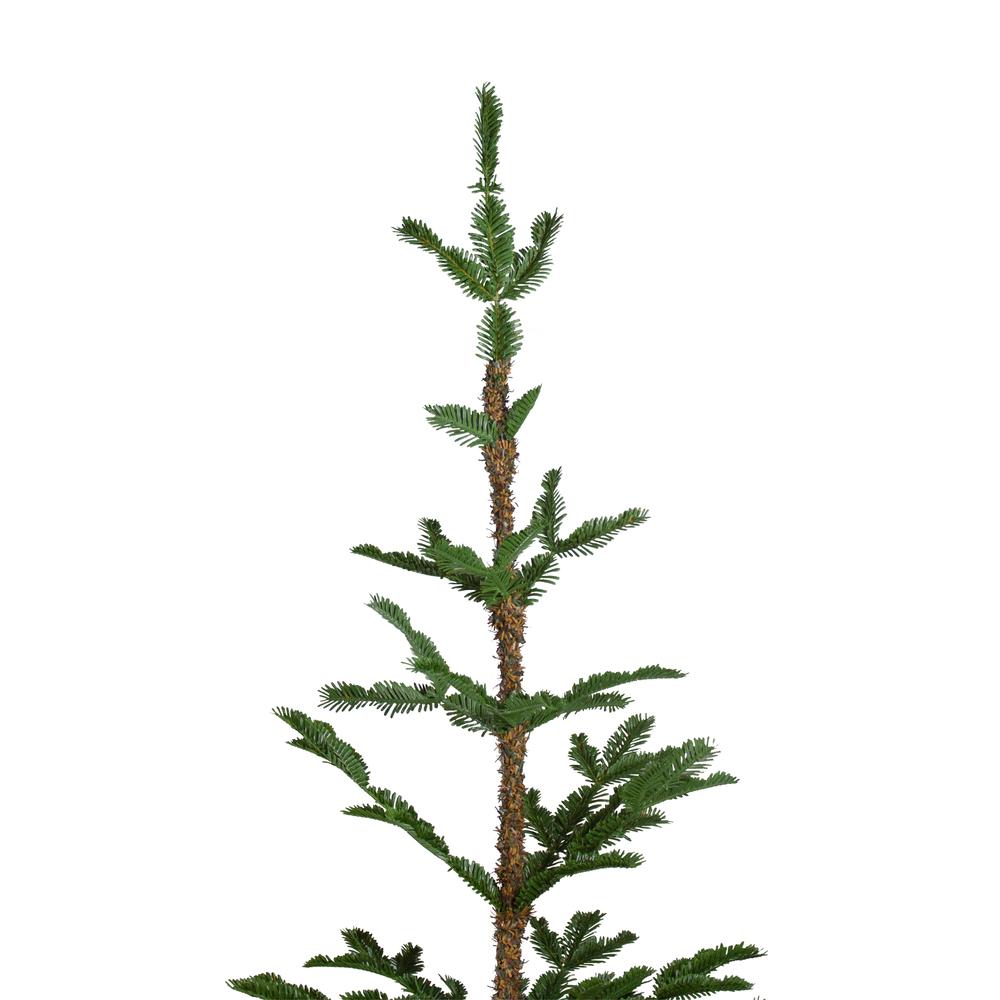 5' Green Ponderosa Pine Artificial Christmas Tree with Jute Base- Unlit. Picture 3