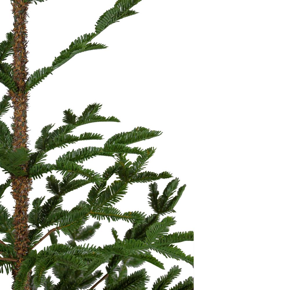5' Green Ponderosa Pine Artificial Christmas Tree with Jute Base- Unlit. Picture 4