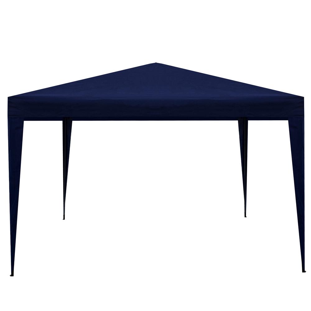 10' x 10' Navy Blue Pop-Up Outdoor Canopy Gazebo. Picture 1