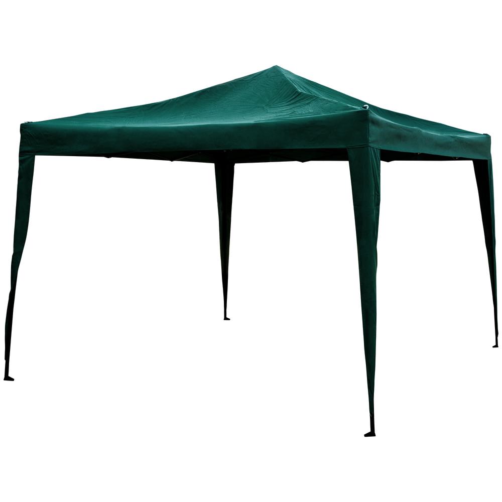 10' x 10' Green Pop-Up Outdoor Canopy Gazebo. Picture 2