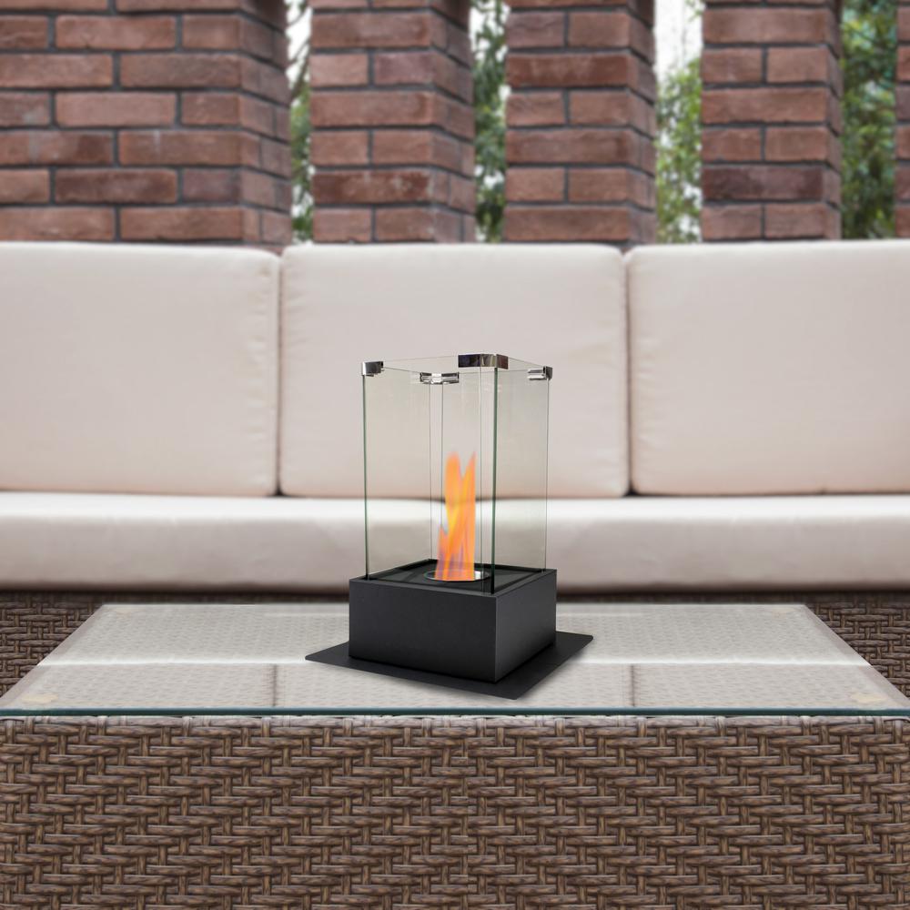 15" Bio Ethanol Ventless Portable Tabletop Fireplace with Flame Guard. Picture 6
