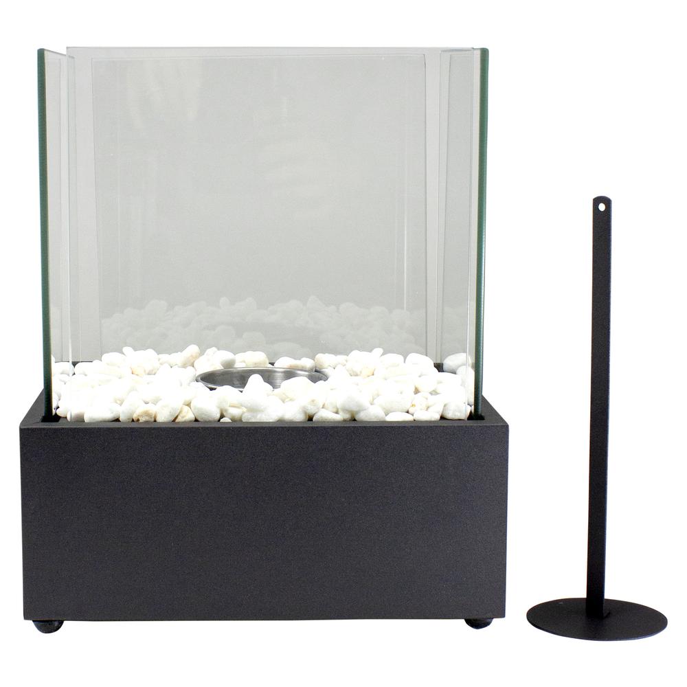 11.5" Bio Ethanol Ventless Portable Tabletop Fireplace with Flame Guard. Picture 3