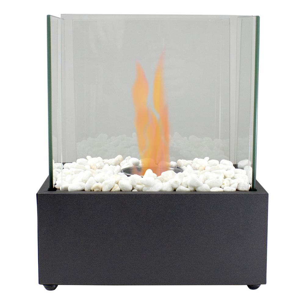 11.5" Bio Ethanol Ventless Portable Tabletop Fireplace with Flame Guard. Picture 1
