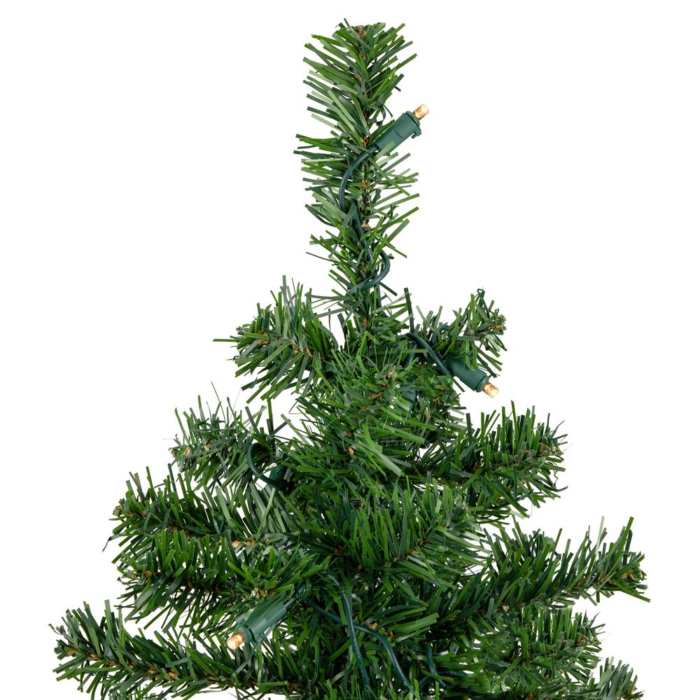2' Pre-Lit Medium Mixed Classic Pine Artificial Christmas Tree - Warm Clear LED Lights. Picture 3