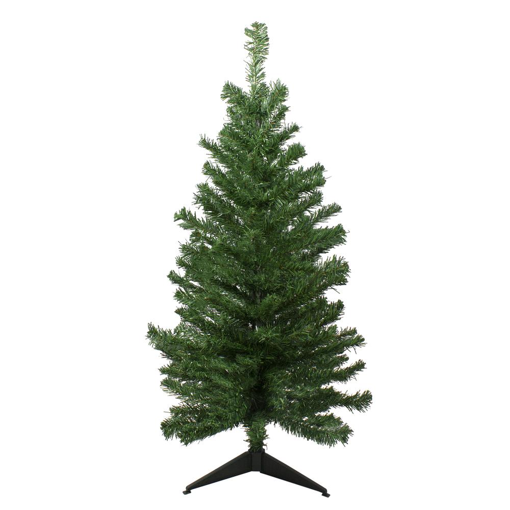 3' Medium Mixed Classic Pine Artificial Christmas Tree - Unlit. Picture 1
