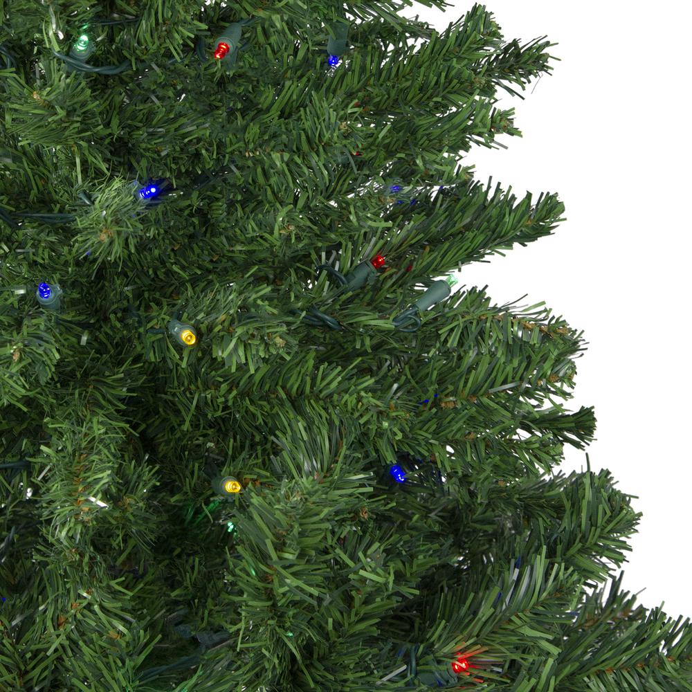 4' Pre-Lit Mixed Classic Pine Medium Artificial Christmas Tree - Multi LED Lights. Picture 2