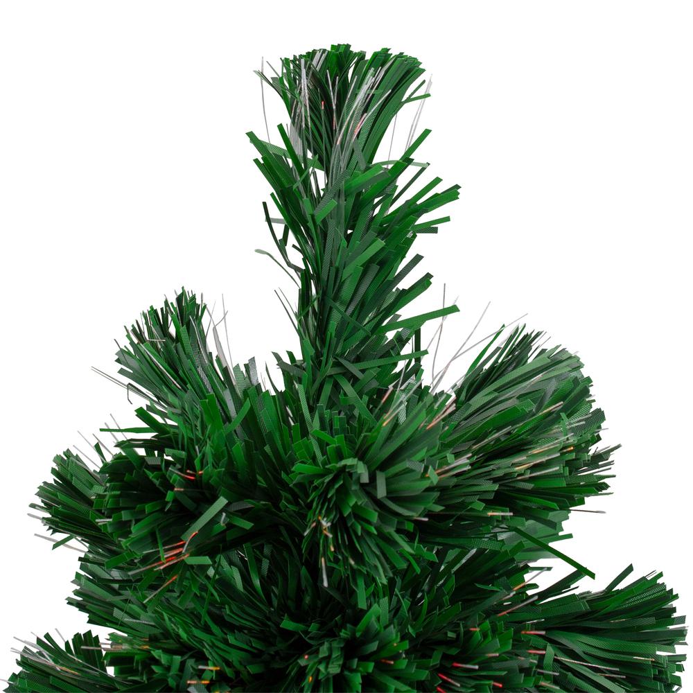 2' Pre-Lit Medium Color Changing Fiber Optic Artificial Christmas Tree. Picture 3