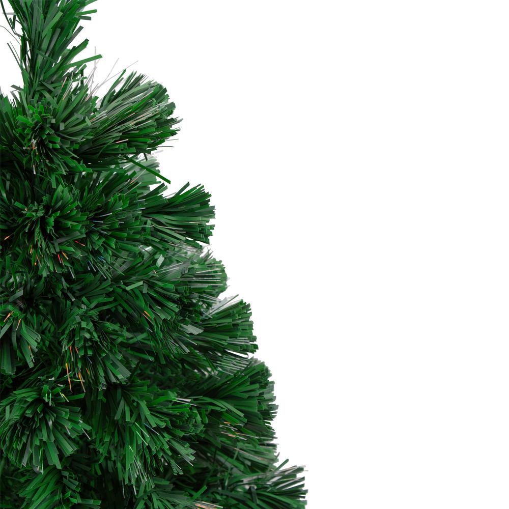 2' Pre-Lit Medium Color Changing Fiber Optic Artificial Christmas Tree. Picture 4