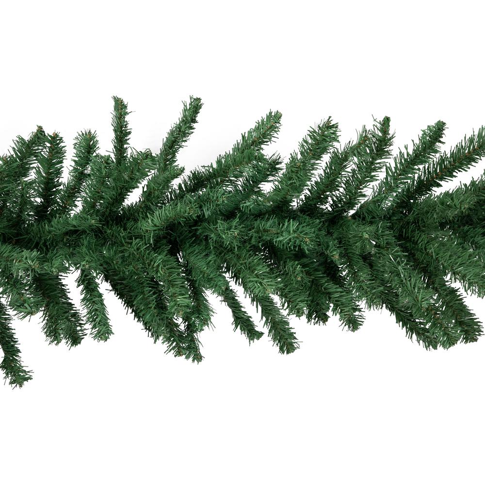 9' x 20" Green Artificial Pine Christmas Garland  Unlit. Picture 3