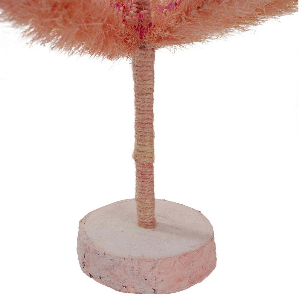 30" Pastel Peach Sisal Pine Artificial Easter Tree. Picture 3