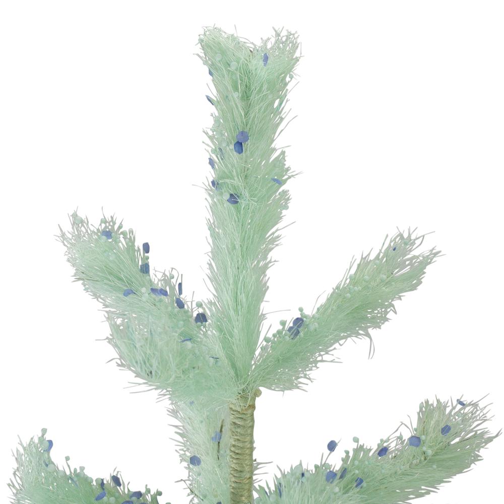 2' Pastel Green Pine Artificial Easter Tree - Unlit. Picture 4