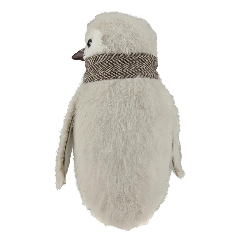 8" Large Ivory Sisal Penguin Christmas Figure. Picture 5