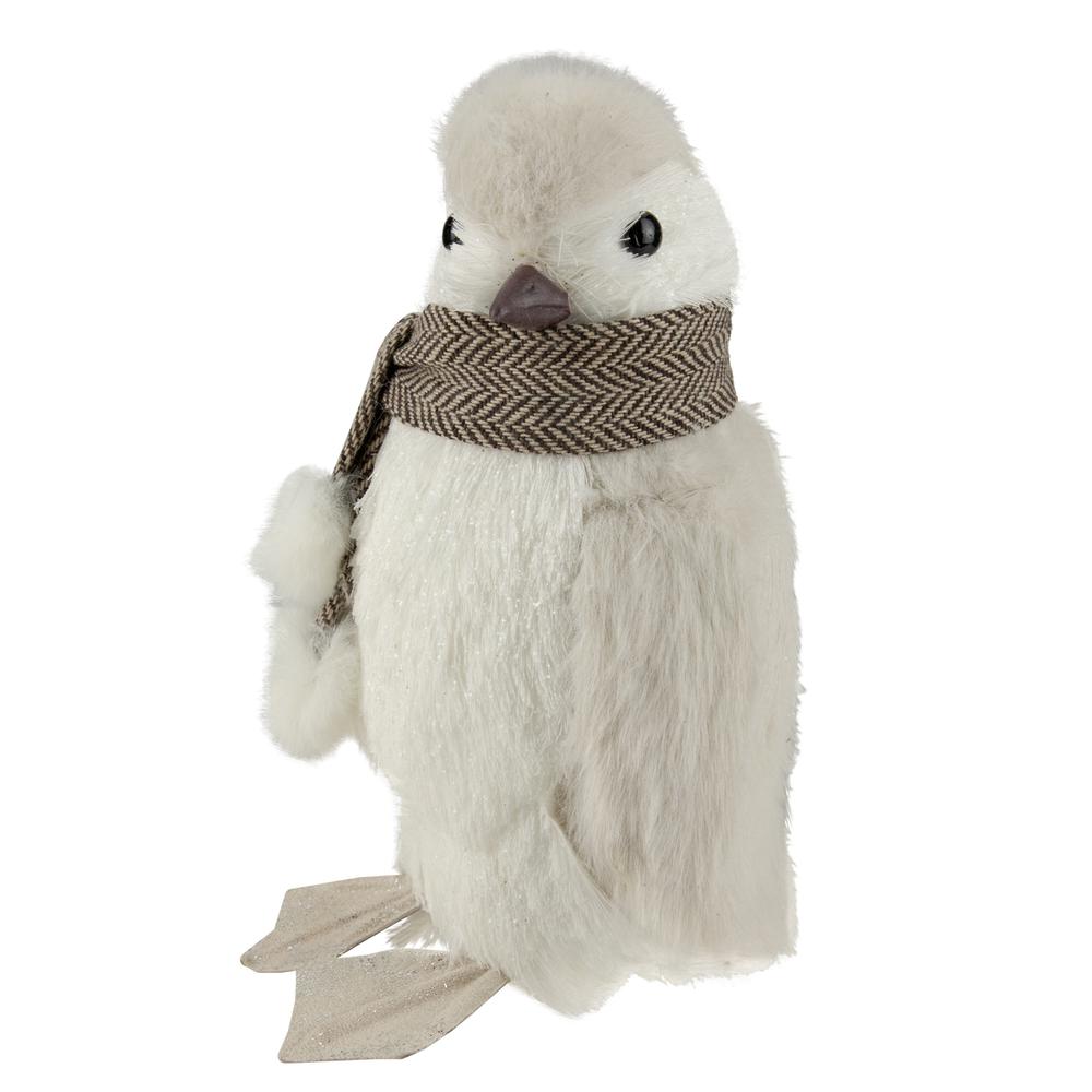 8" Large Ivory Sisal Penguin Christmas Figure. Picture 3