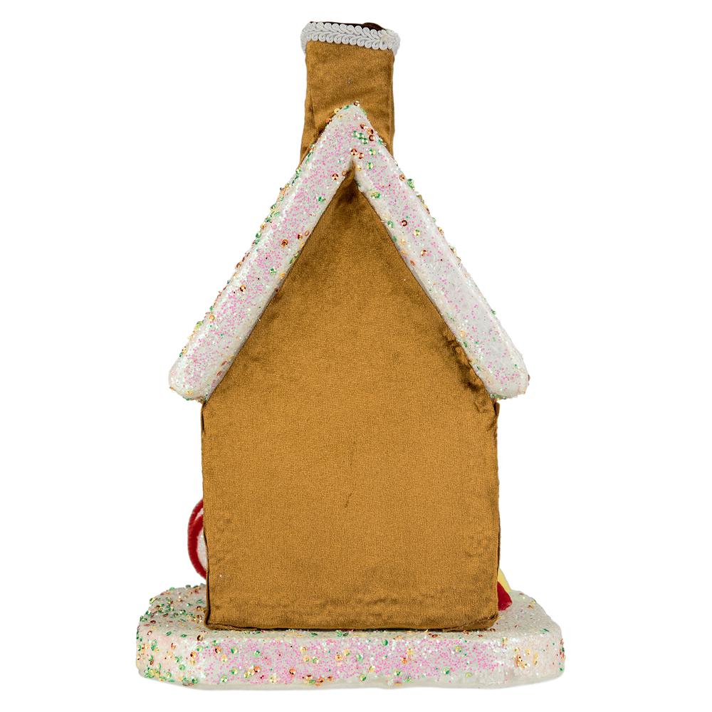13" Gingerbread Candy House Christmas Decoration. Picture 5