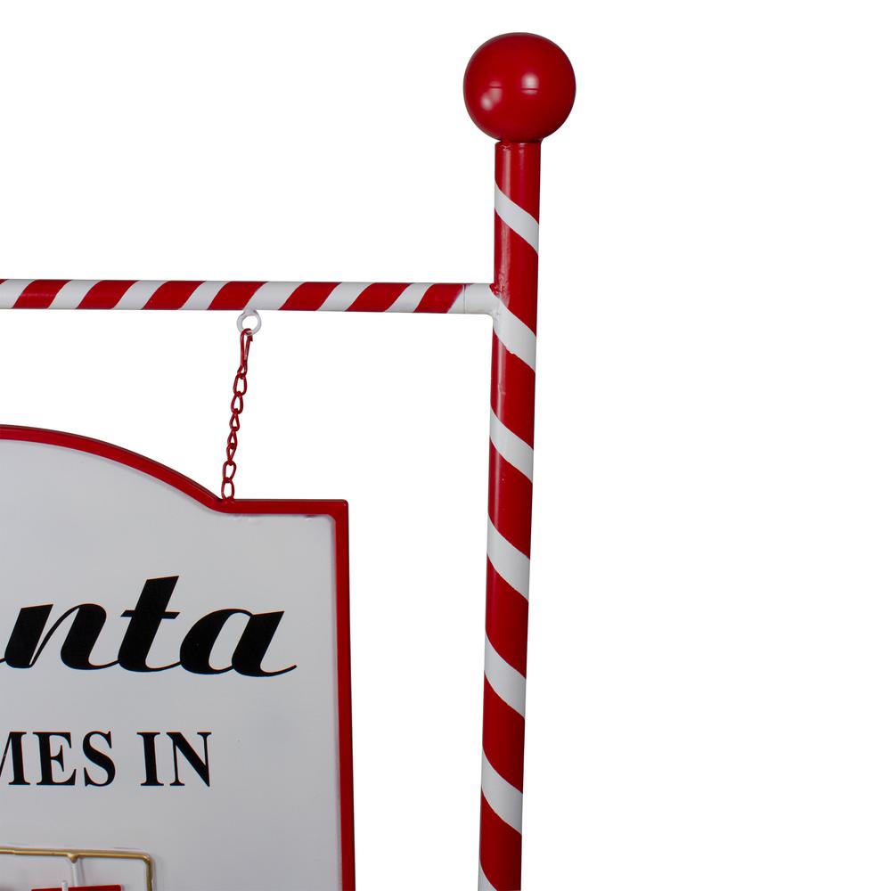 53" Candy Cane Striped Countdown to Christmas Display Sign. Picture 3