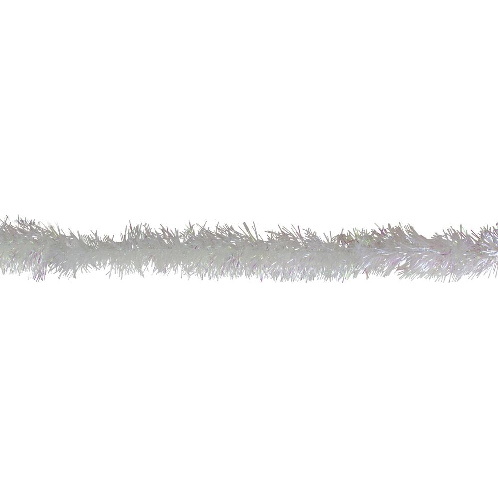 50' x 3" Iridescent Artificial Tinsel Christmas Garland - Unlit. Picture 2