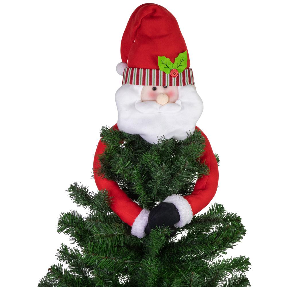 27" Plush Santa Claus Christmas Tree Topper  Unlit. Picture 7