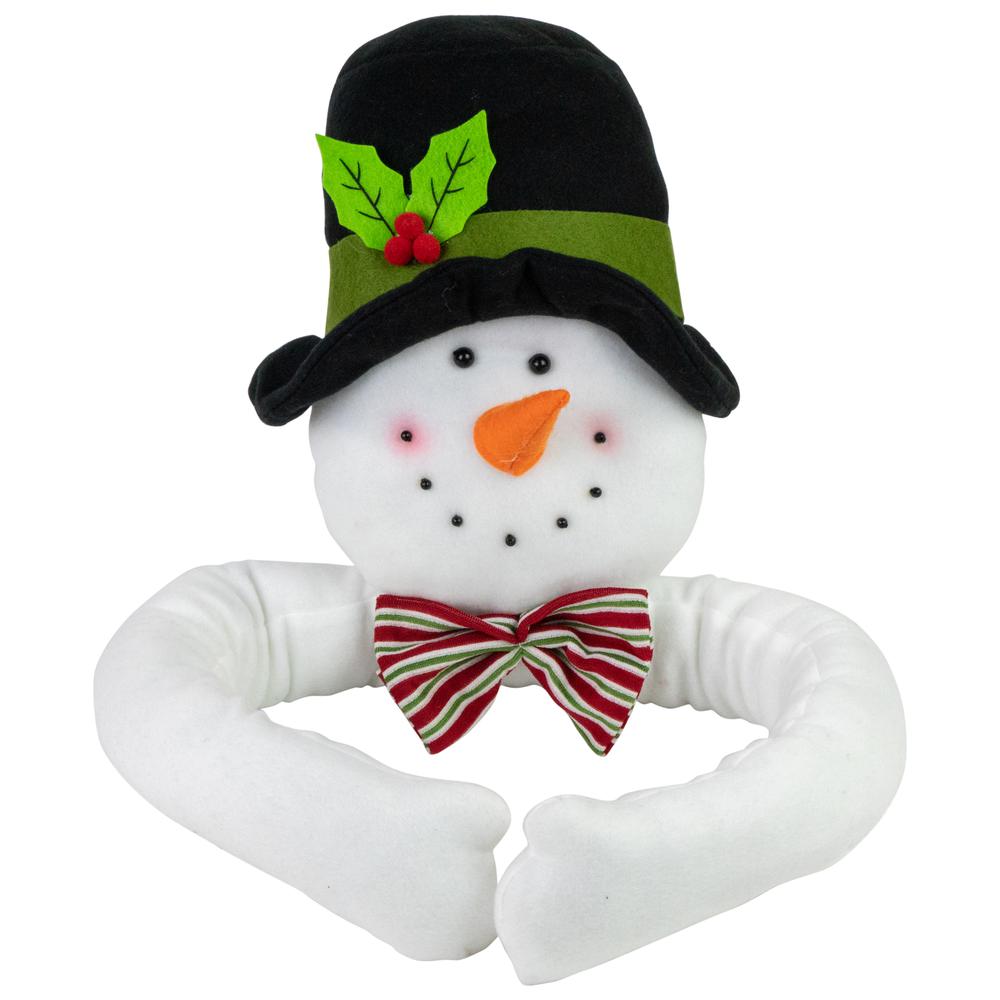 25" Plush Snowman Christmas Tree Topper  Unlit. Picture 1