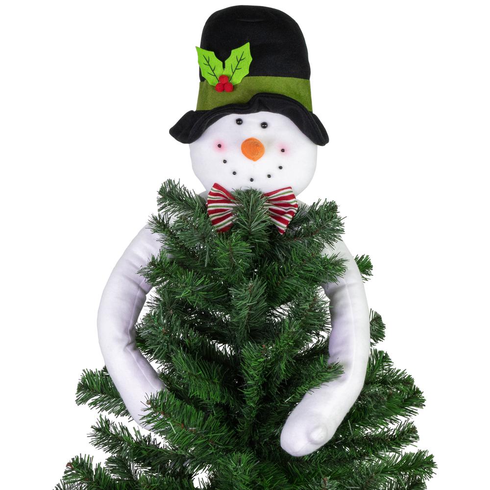 25" Plush Snowman Christmas Tree Topper  Unlit. Picture 7