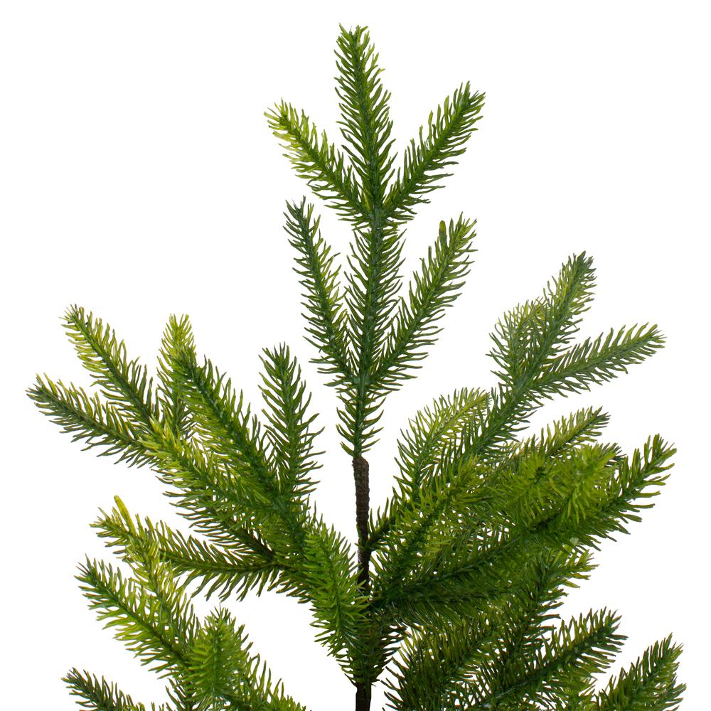 2' Potted Pine Medium Artificial Christmas Tree - Unlit. Picture 2