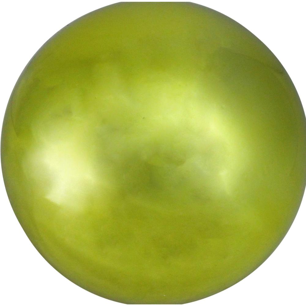 Shiny Kiwi Green UV Resistant Shatterproof Christmas Ball Ornament 8" (200mm). Picture 3