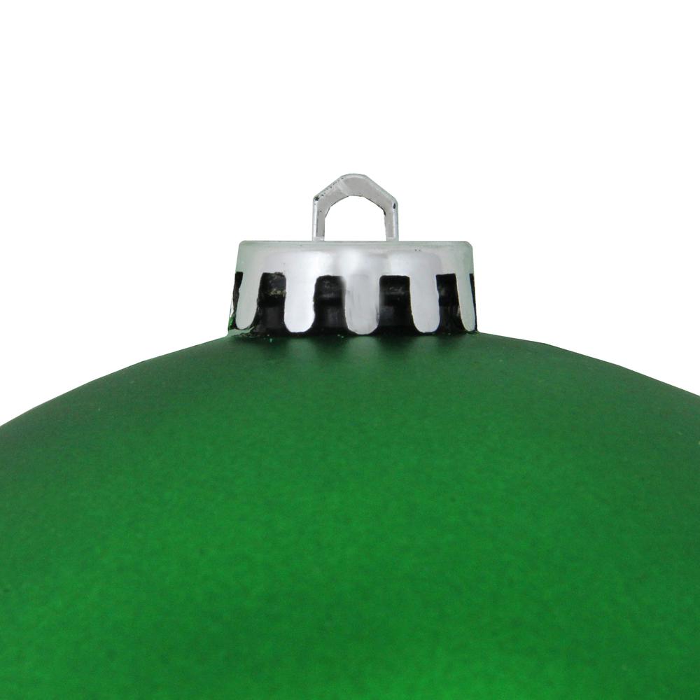 Matte Xmas Green Shatterproof Commercial Christmas Ball Ornament 12" (300mm). Picture 2