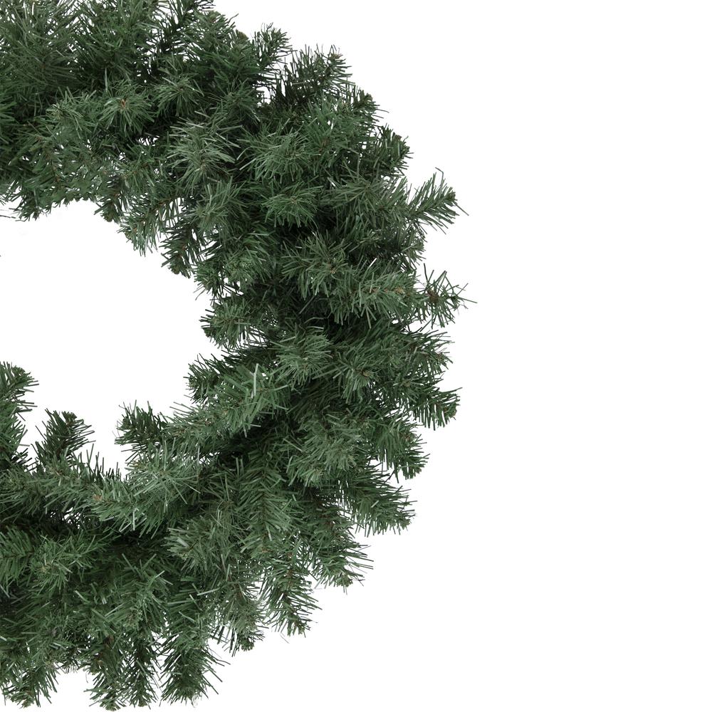 24" Medium Pine Artificial Christmas Wreath  Unlit. Picture 3