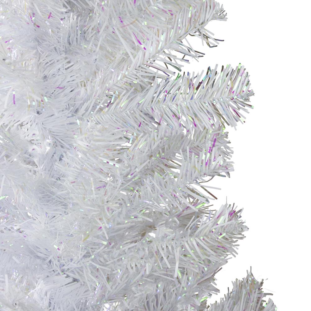 4' White Iridescent Pine Artificial Christmas Tree - Unlit. Picture 2