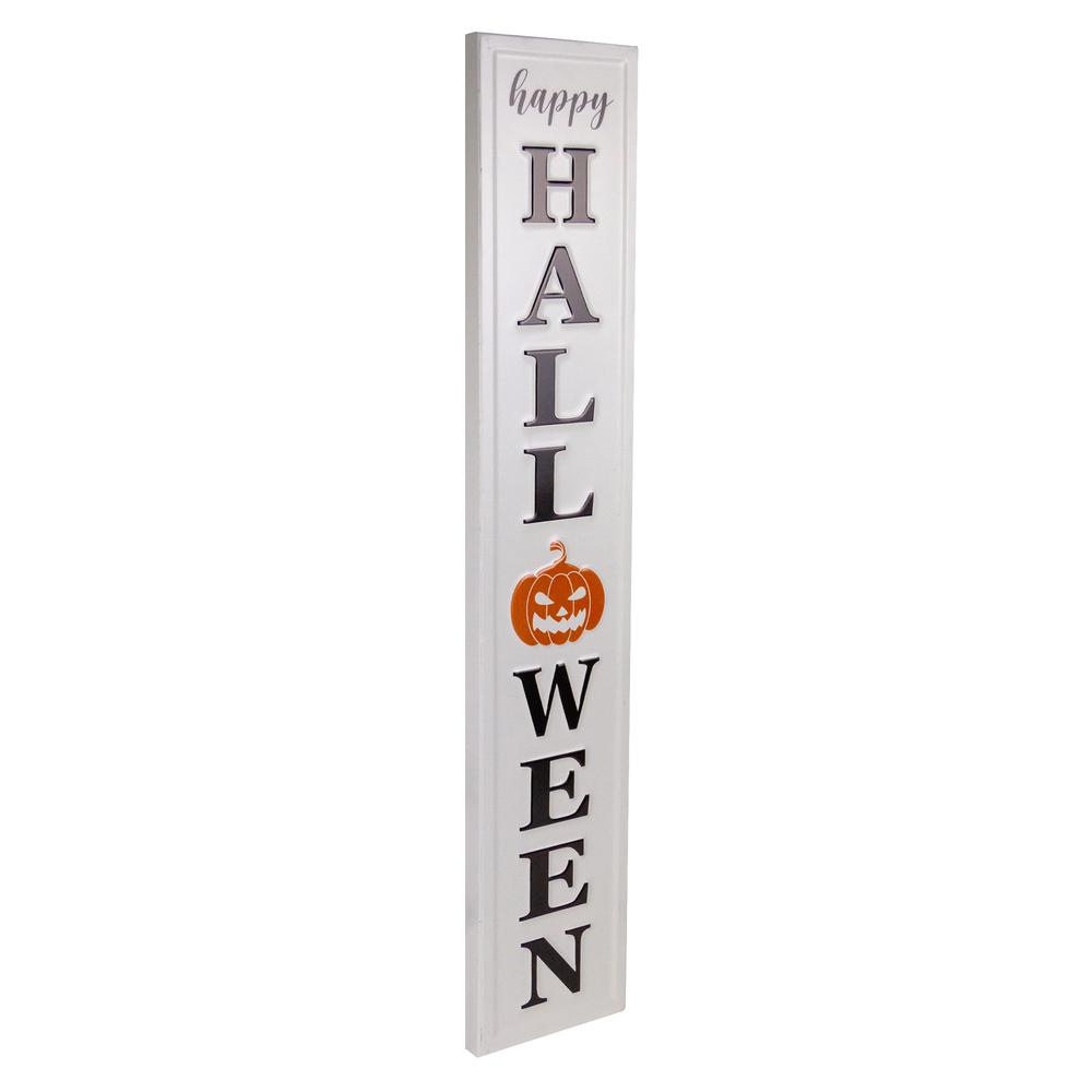 31.5" Metal Happy Halloween Wall Sign. Picture 3
