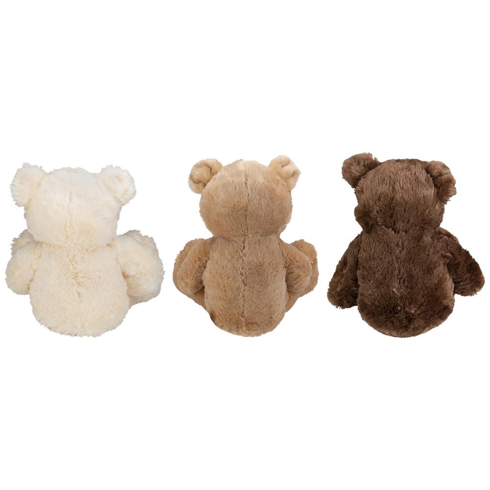 Set of 3 Brown and Cream Plush Children's Teddy Bear Stuffed Animal Toys 20". Picture 4