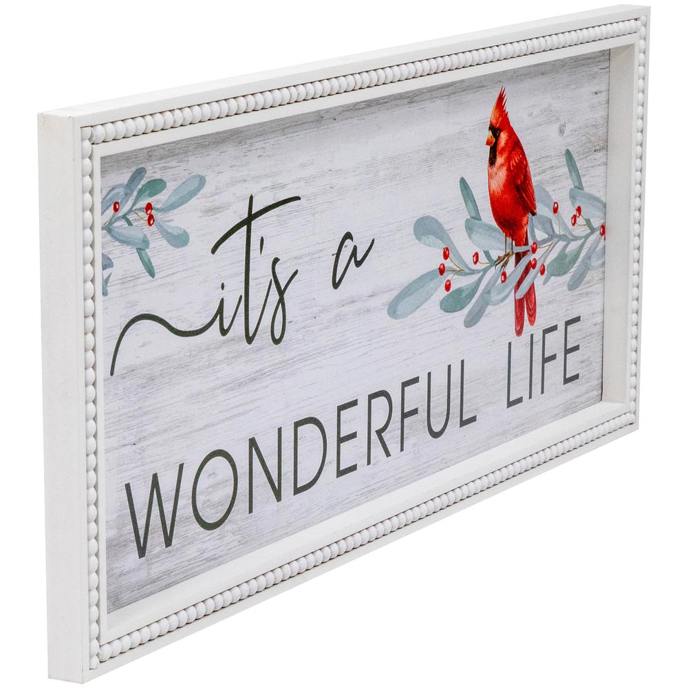 23.5" Framed It's A Wonderful Life Christmas Wall Sign. Picture 3