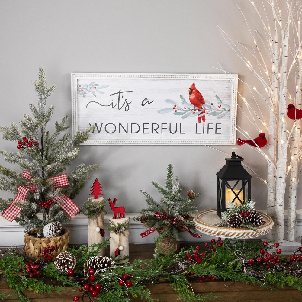 23.5" Framed It's A Wonderful Life Christmas Wall Sign. Picture 7