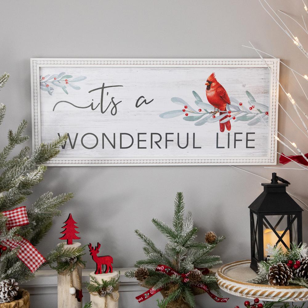 23.5" Framed It's A Wonderful Life Christmas Wall Sign. Picture 2