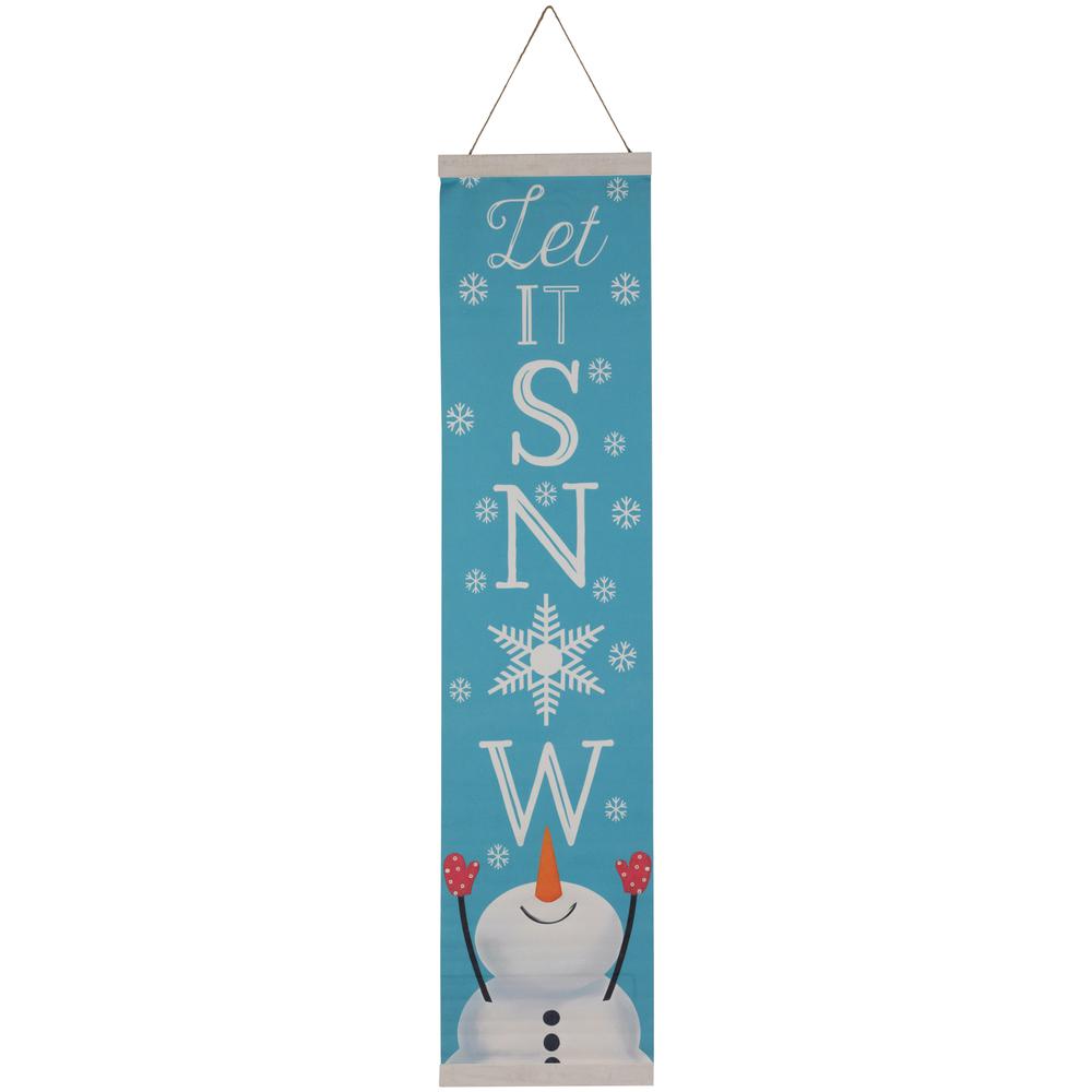 43" Let it Snow Christmas Wall Sign. Picture 1