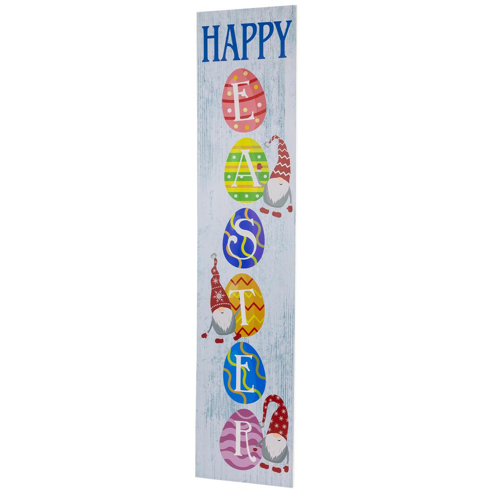 35.75" Happy Easter Eggs Spring Wall Sign. Picture 2