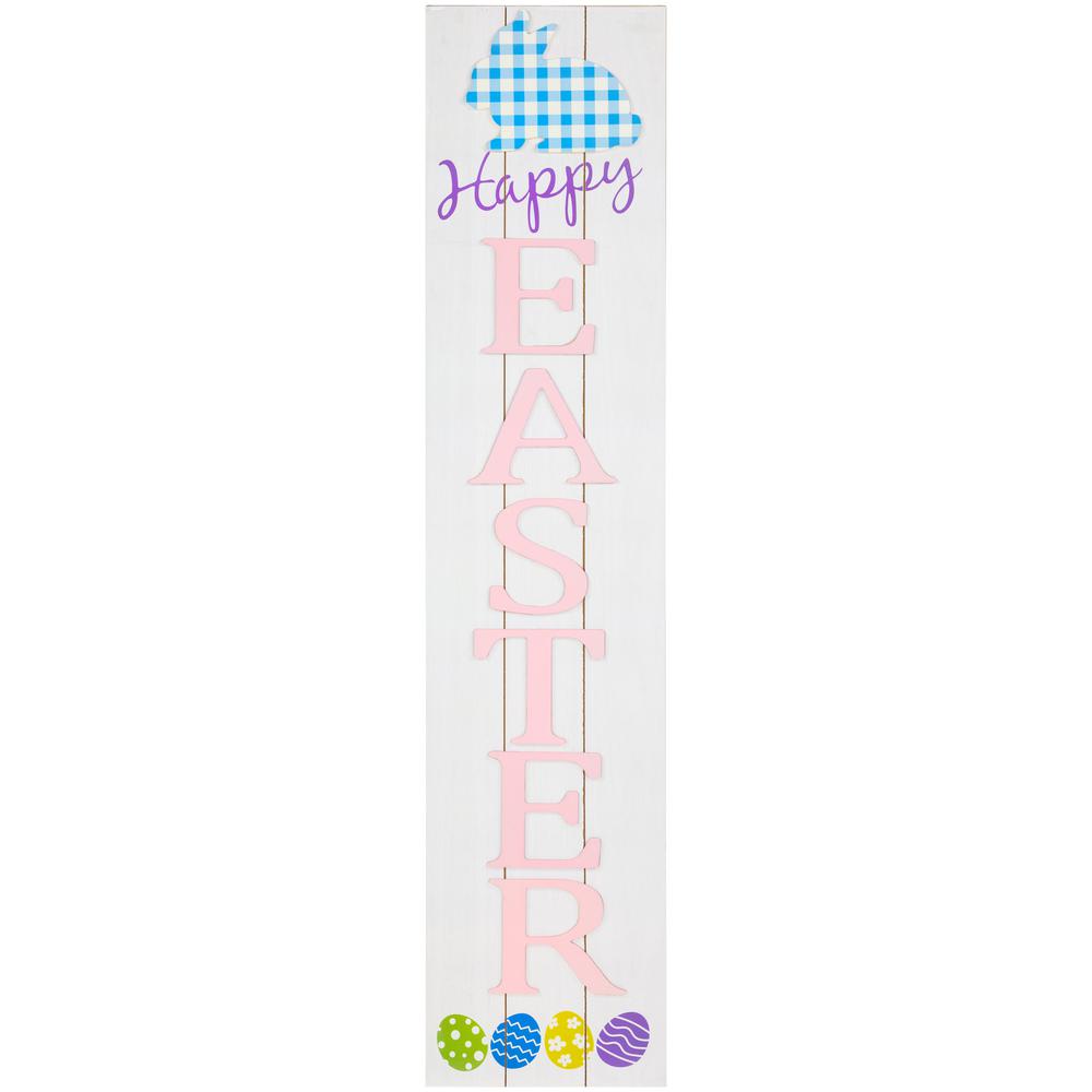 Happy Easter Wooden Wall Sign - 36". Picture 1