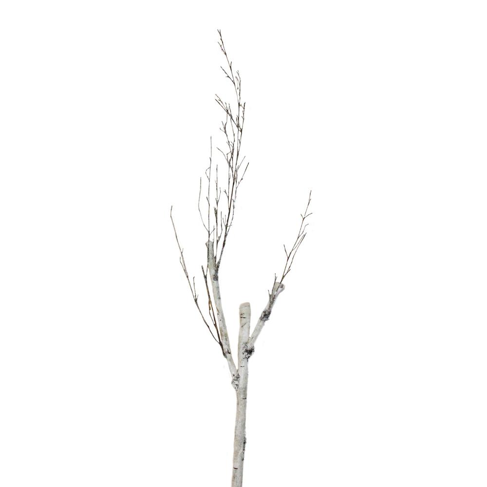 46.5" White and Brown Birch Artificial Christmas Branch Twig. Picture 1
