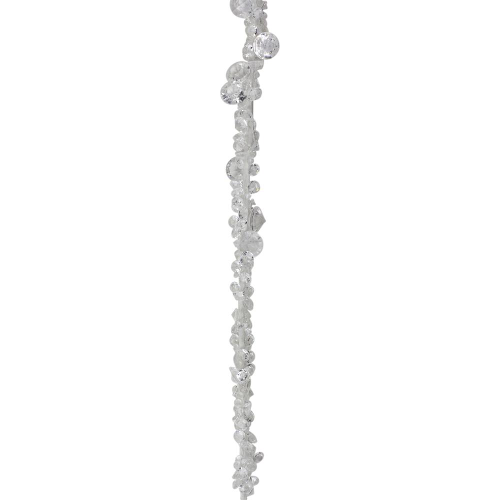 30.5" Clear and Brown Contemporary Dangling Icicle Christmas Ornament. Picture 3
