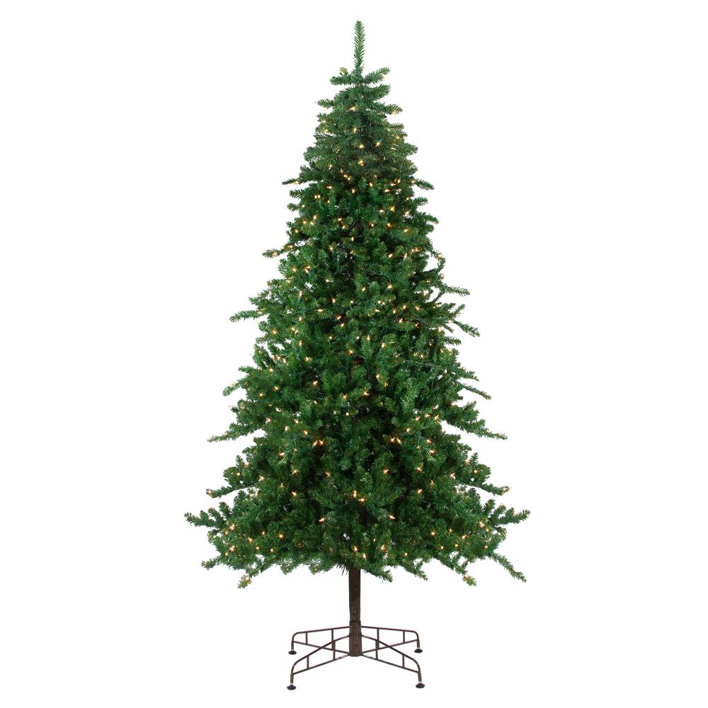 9' Pre-Lit Medium Eden Spruce Artificial Christmas Tree - Clear Lights. The main picture.