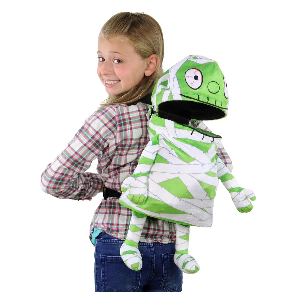Musical Animated Mummy Child Halloween Trick or Treat Bag Costume Accessory. Picture 2