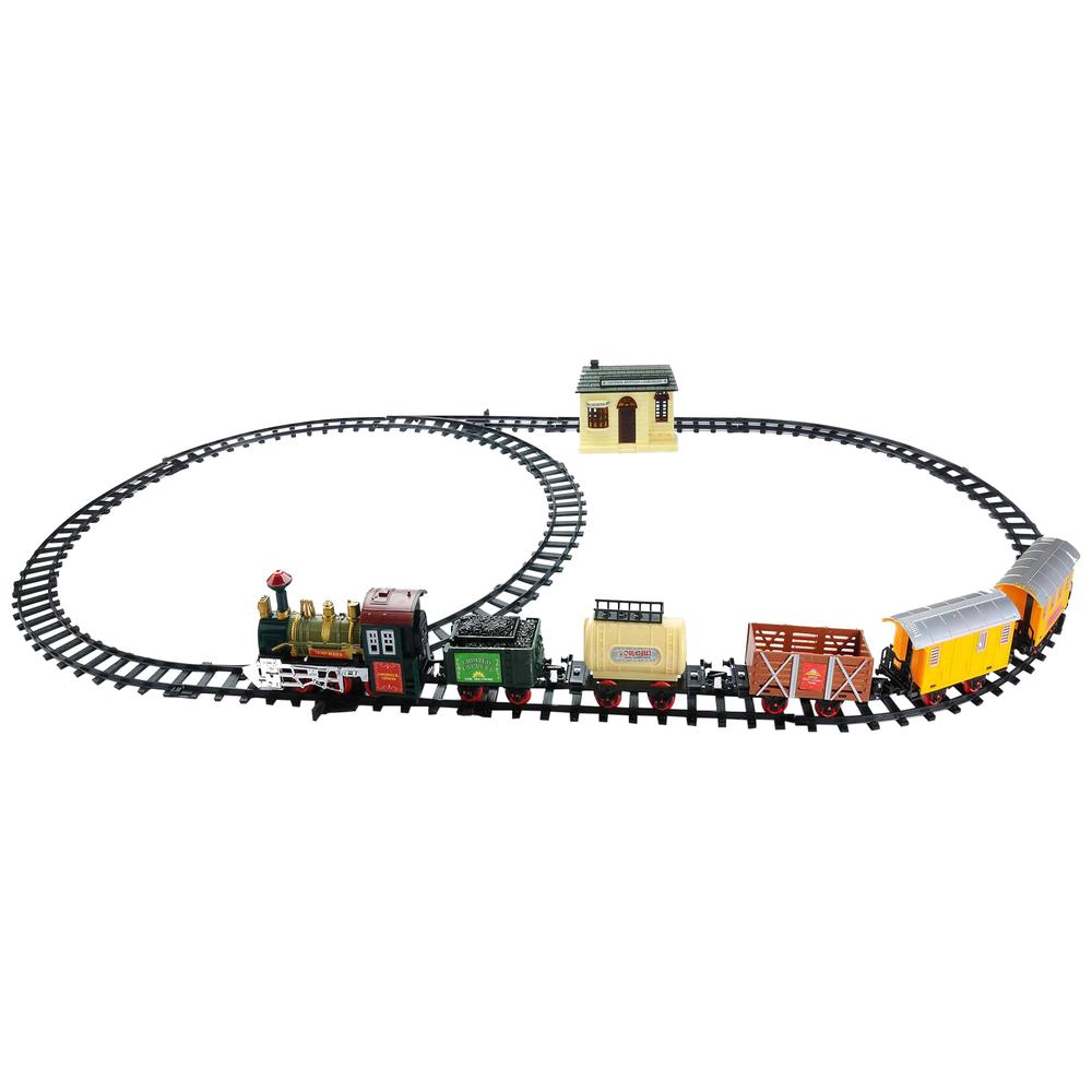 18-Piece Lighted and Animated Continental Express Train Set with Sound. Picture 2