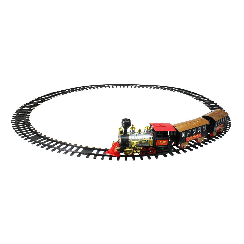 17-Piece Battery Operated Lighted & Animated Classics Train Set with Sound. The main picture.