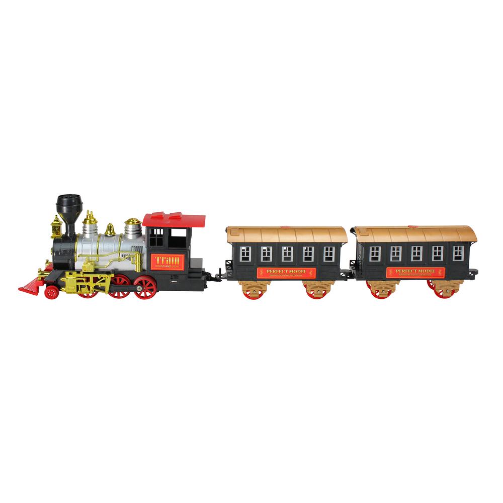 17-Piece Battery Operated Lighted & Animated Classics Train Set with Sound. Picture 2