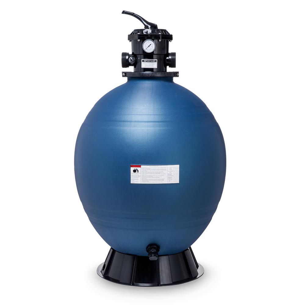 18-Inch Top Mount Swimming Pool Sand Filter with 6-Way Valve. Picture 1