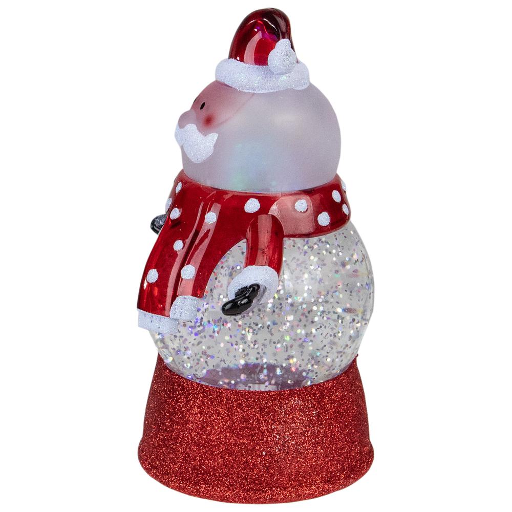 5.75 LED Lighted Santa Claus Christmas Snow Globe. Picture 4